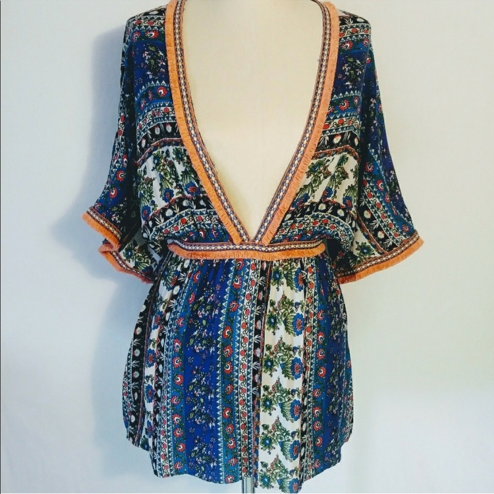 LAST CHANCE! Boho plunge tunic 🌻🌺